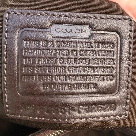 Coach Suede Handbag - Picture 11 of 15